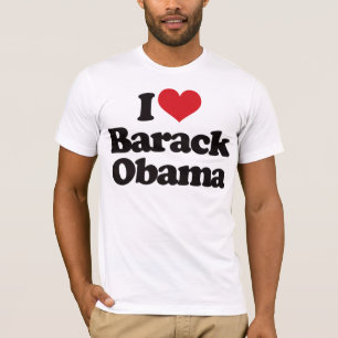 Camiseta Eu amo Barack Obama