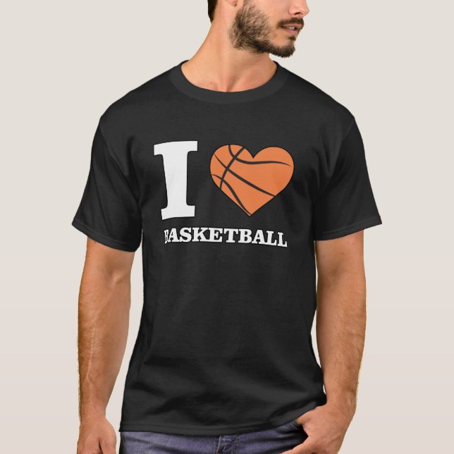 Camiseta Eu Amo Basquetebol (Frente)