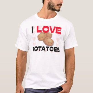 Camiseta Eu amo batatas