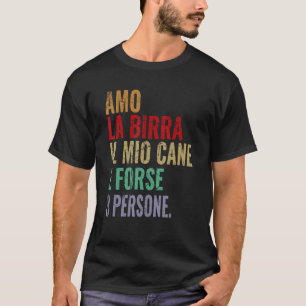 Camiseta Eu Amo Bebida Meu Cachorro Frase Homem Mulher Álco