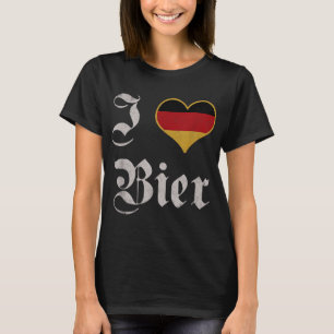 Camiseta Eu Amo Beer Alemão Oktoberfest Munique Beber Bier