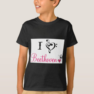 Camiseta Eu amo Beethoven