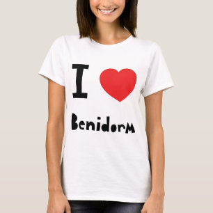 Camiseta Eu amo Benidorm