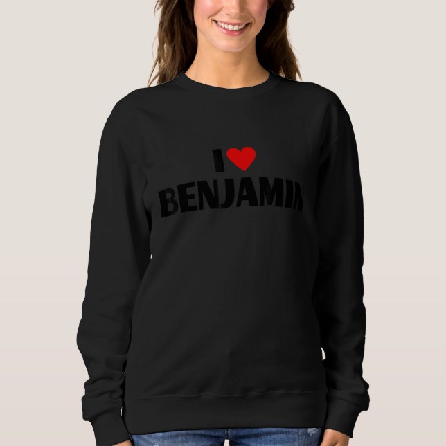 Camiseta Eu Amo Benjamin - Eu Corto Benjamin (Frente)