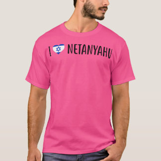 Camiseta Eu Amo Benjamin Netanyahu - Eu Corto Benjamin Neta