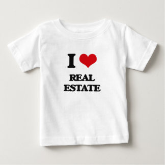 Camiseta Eu amo bens imobiliários