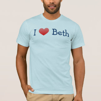 CAMISETA EU AMO BETH