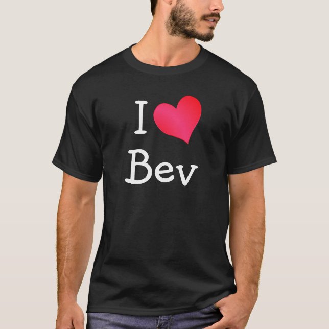 Camiseta Eu Amo Bev (Frente)