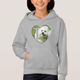 Camiseta Eu amo Bichon Frises -