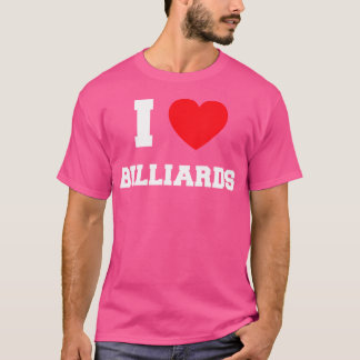 Camiseta Eu Amo Billiard