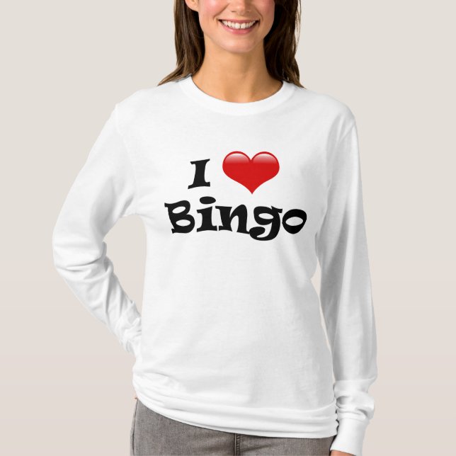 Camiseta Eu Amo Bingo (Frente)