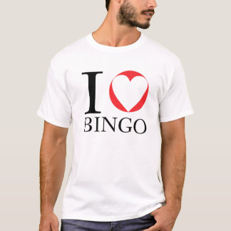 Camiseta Eu Amo Bingo | Bingo Engraçado Frio Bingo