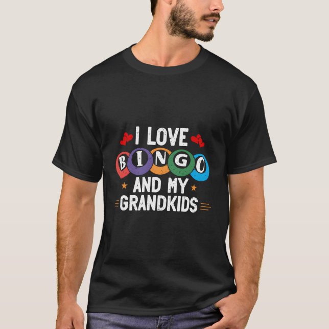Camiseta Eu Amo Bingo E Meu Grande Bingo (Frente)
