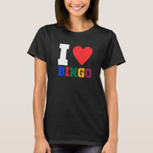 Camiseta Eu Amo Bingo Engraçado Bingo Engraçado Bingo 1