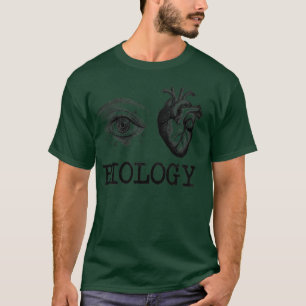 Camiseta Eu Amo Biologia Coração Ocular Biologia Ciência