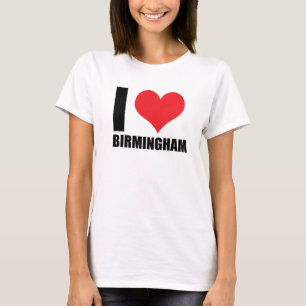 Camiseta Eu amo Birmingham