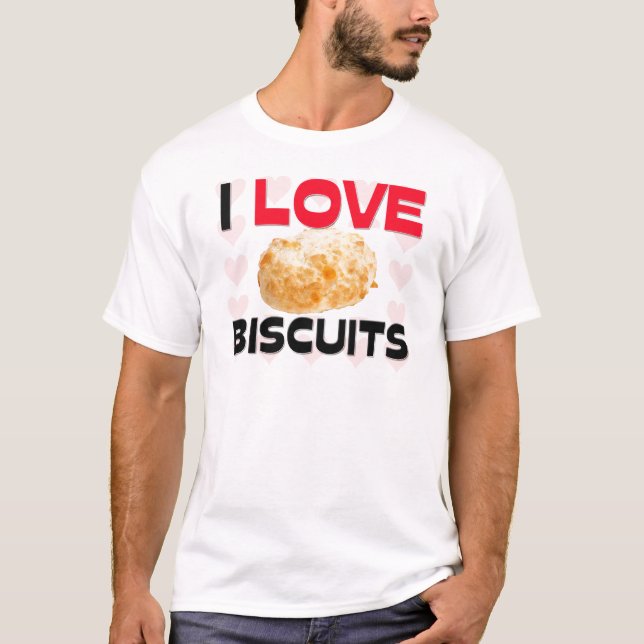 Camiseta Eu amo biscoitos (Frente)