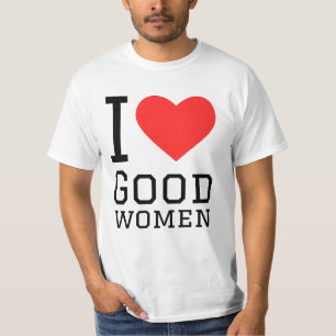 Camiseta Eu amo boas mulheres