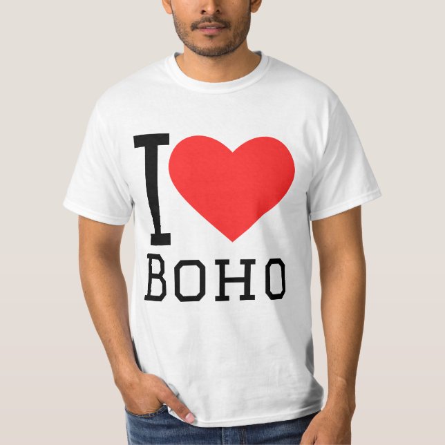 Camiseta Eu amo boho (Frente)