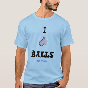 Camiseta Eu amo bolas