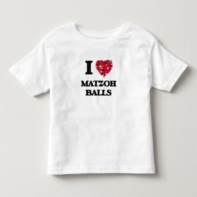 Camiseta Eu amo bolas do Matzoh (Frente)