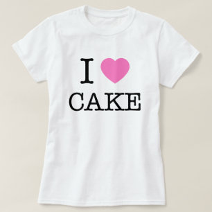 Camiseta Eu Amo Bolo