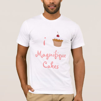 Camiseta Eu amo bolos de Magnifique
