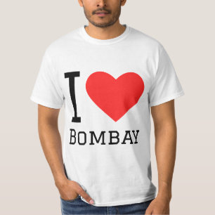 Camiseta Eu amo Bombay