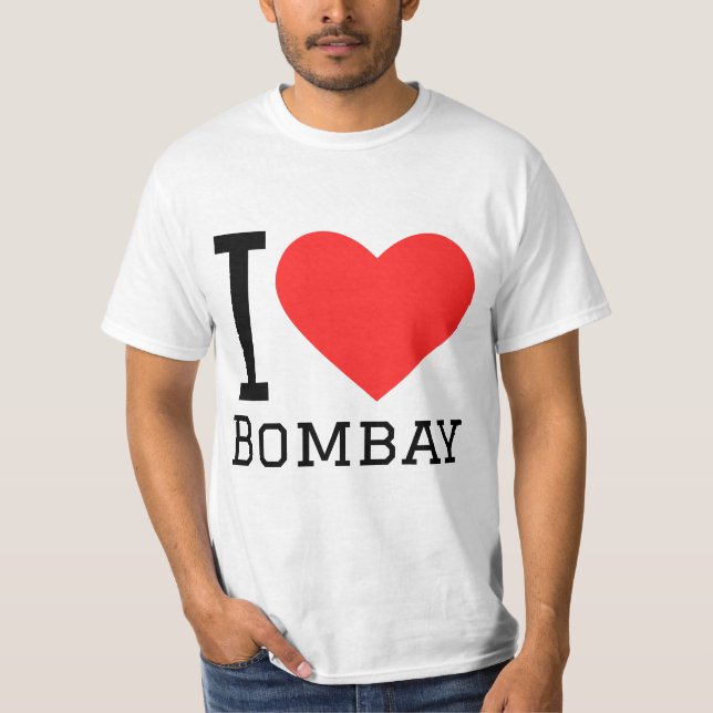 Camiseta Eu amo Bombay (Frente)