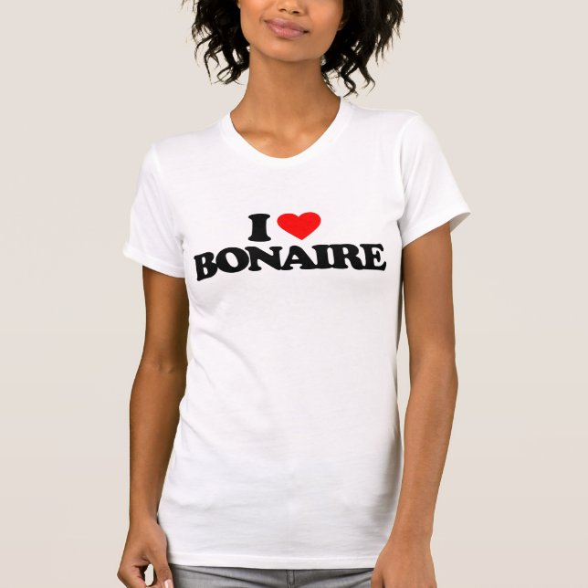 CAMISETA EU AMO BONAIRE (Frente)