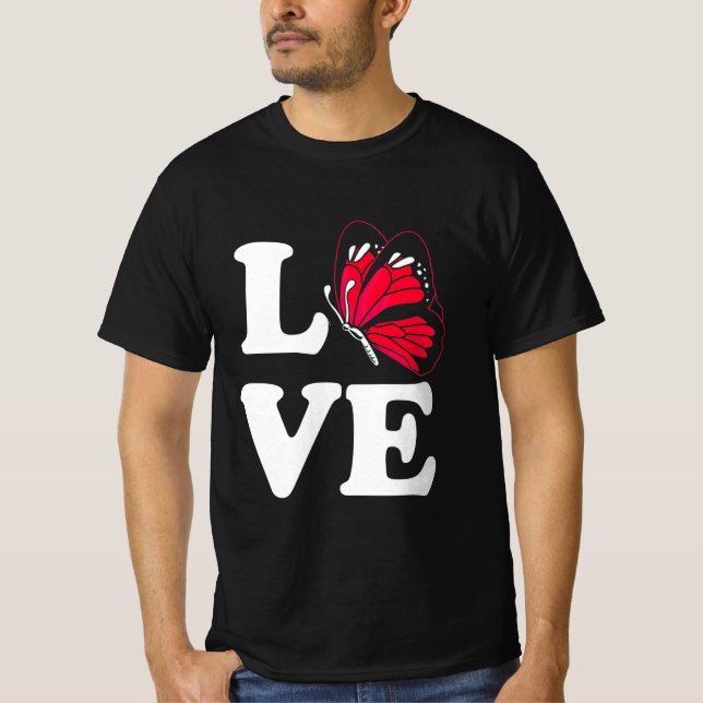 Camiseta Eu Amo Borboleta (Frente)