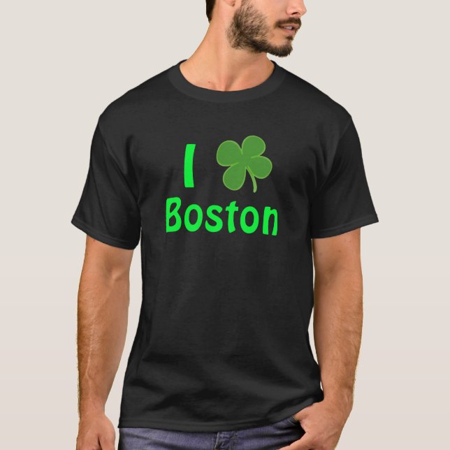 Camiseta Eu amo Boston (Frente)