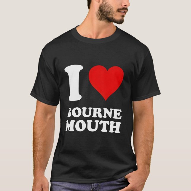 Camiseta Eu Amo Bournemouth (Frente)