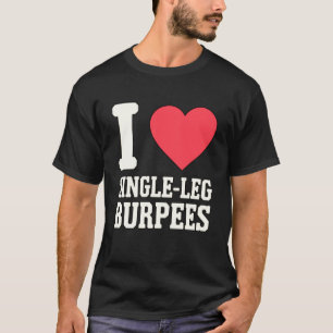 Camiseta Eu Amo Box Treino de Perna Única