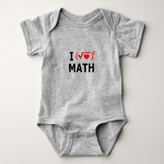 Camiseta Eu Amo Branco Da Matemática