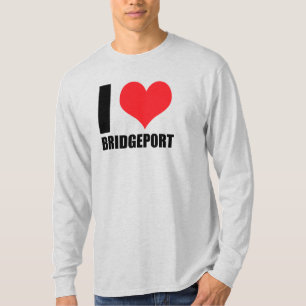 Camiseta Eu amo Bridgeport