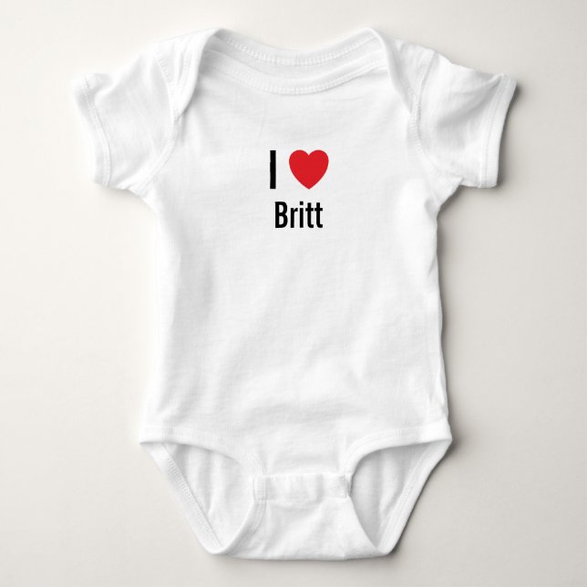 Camiseta Eu amo Britt (Frente)