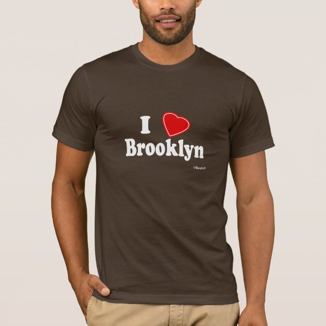 Camiseta Eu amo Brooklyn (Frente)