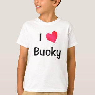 Camiseta Eu Amo Bucky