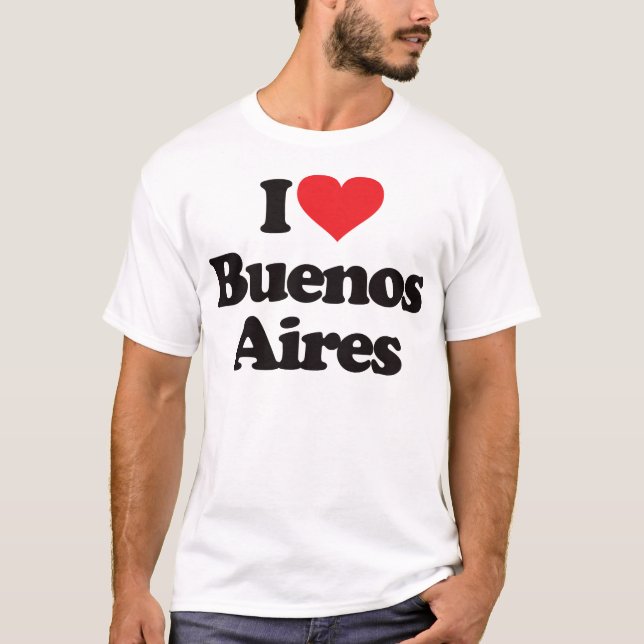 Camiseta Eu amo Buenos Aires (Frente)