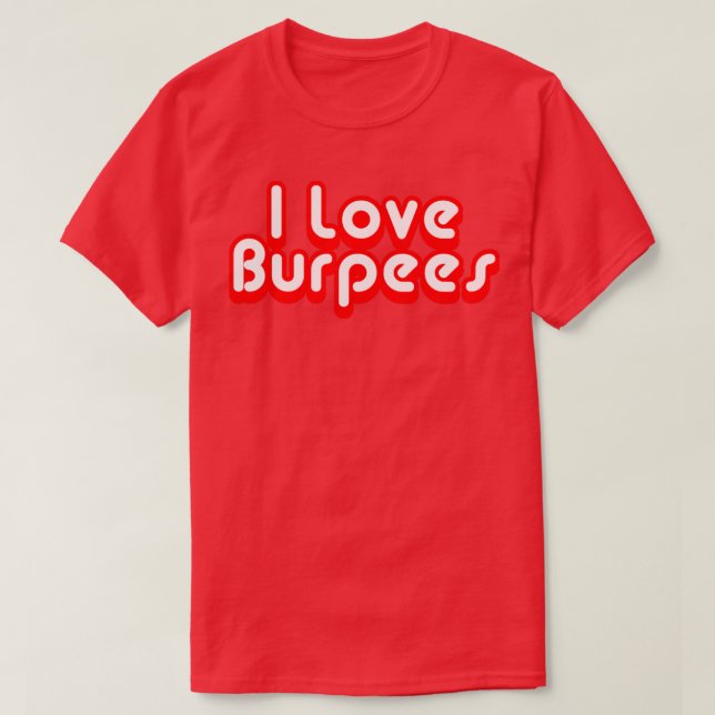 Camiseta Eu Amo Burpees (Frente do Design)