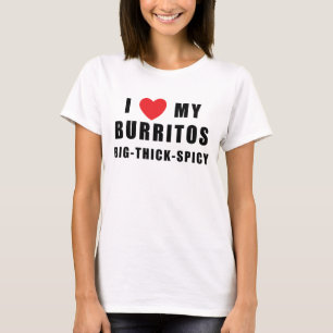 Camiseta Eu amo Burritos