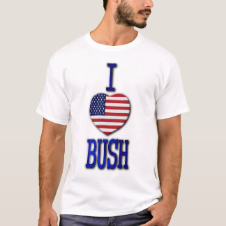 Camiseta Eu amo Bush