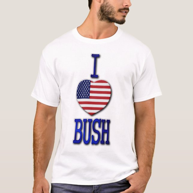 Camiseta Eu amo Bush (Frente)