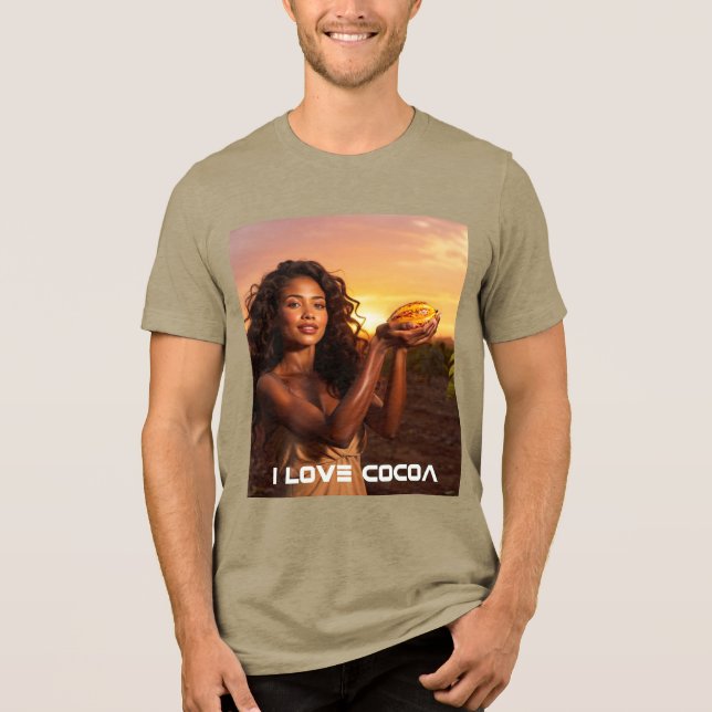 CAMISETA EU AMO CACAU (Frente)