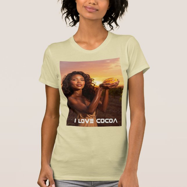 CAMISETA EU AMO CACAU (Frente)