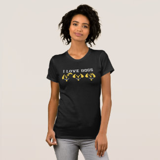 Camiseta Eu amo cachorros