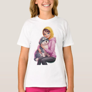 Camiseta Eu amo cachorros