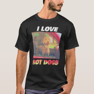 Camiseta Eu Amo Cachorros Quentes