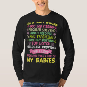 Camiseta Eu Amo Cada Um Dos Meus Filhos Provedores De Cuida